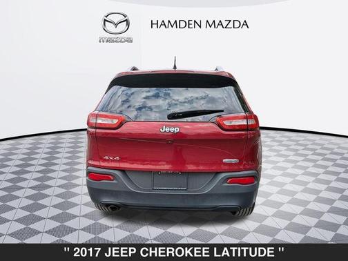 Deep Cherry Red Crystal Pearlcoat 2017 Jeep Cherokee Latitude