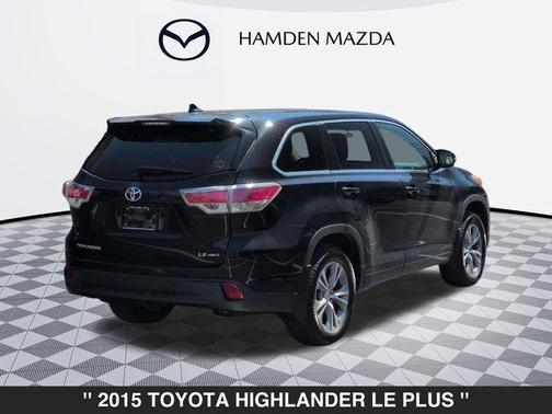 Attitude Black Metallic 2015 Toyota Highlander LE Plus