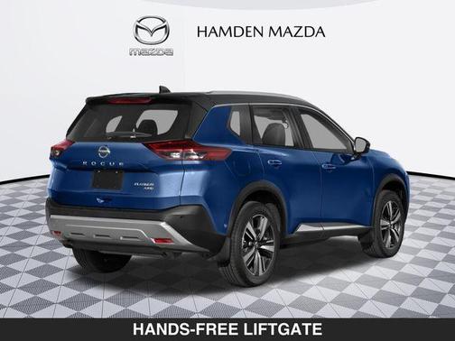 Blue / Black 2021 Nissan Rogue Platinum