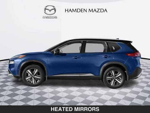 Blue / Black 2021 Nissan Rogue Platinum