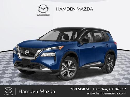 Blue / Black 2021 Nissan Rogue Platinum