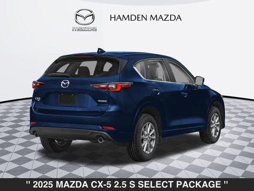 Deep Crystal Blue Mica 2025 Mazda CX-5 2.5 S Select Package