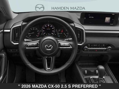Jet Black Mica 2026 Mazda CX-50 2.5 S PREFERRED