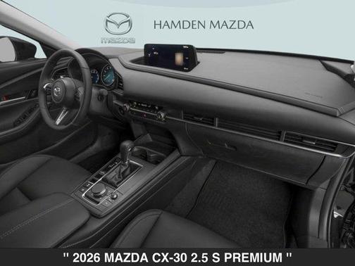 Jet Black Mica 2026 Mazda CX-30 Premium Package