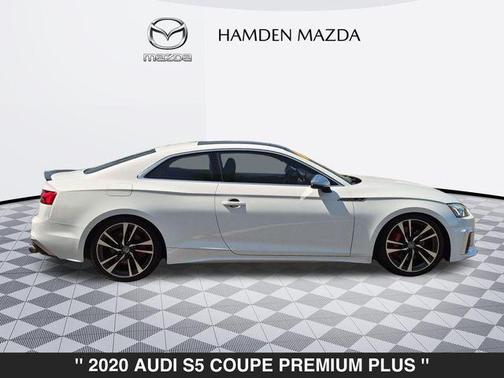 Glacier White Metallic 2020 Audi S5 3.0T Premium Plus