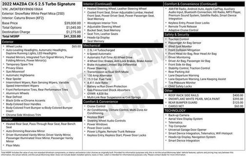 2022 Mazda CX-5 2.5 Turbo Signature