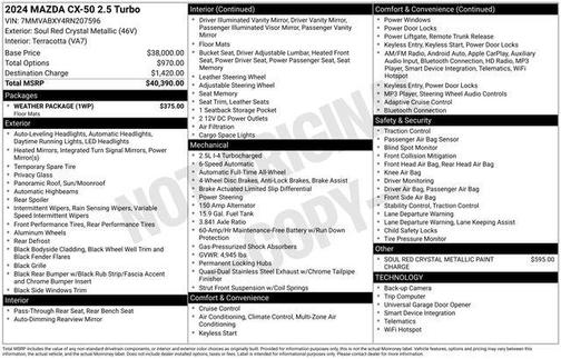 2024 Mazda CX-50 2.5 Turbo