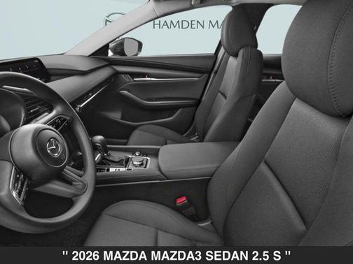 Jet Black Mica 2026 Mazda Mazda3 2.5 S