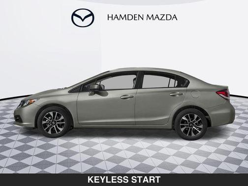 Silver 2015 Honda Civic EX