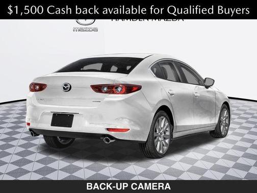 Snowflake White Pearl 2026 Mazda Mazda3 FWD w/Preferred Package