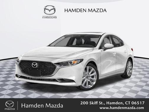 Snowflake White Pearl 2026 Mazda Mazda3 FWD w/Preferred Package