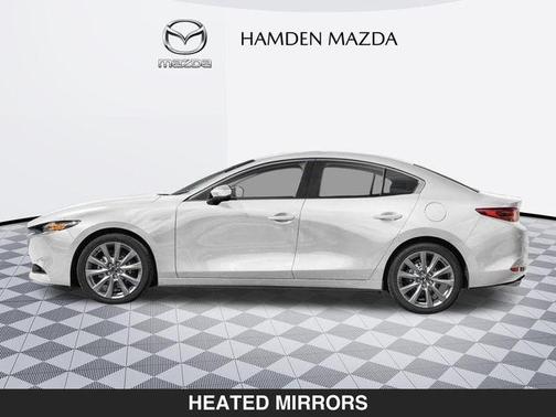 Snowflake White Pearl 2026 Mazda Mazda3 FWD w/Preferred Package