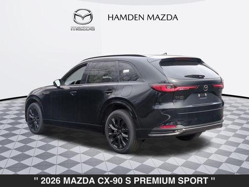 Jet Black Mica 2026 Mazda CX-90 3.3 Turbo S Premium Sport
