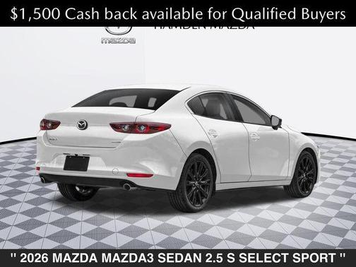 Ceramic Metallic 2026 Mazda Mazda3 FWD w/Select Package
