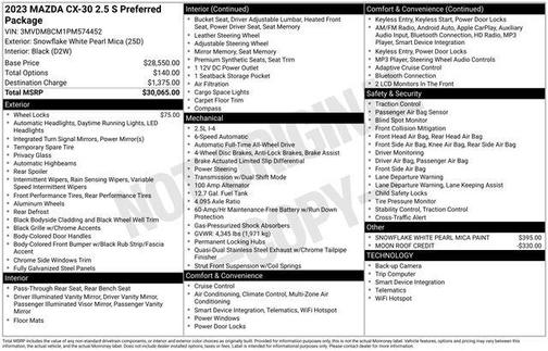 2023 Mazda CX-30 2.5 S Preferred Package