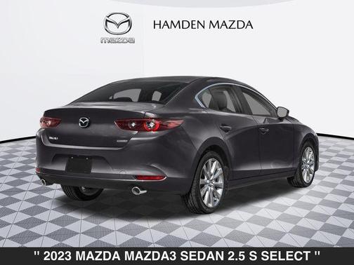 Machine Gray Metallic 2023 Mazda Mazda3 FWD w/Select Package