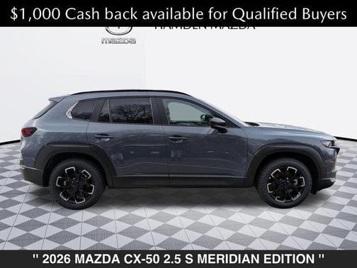 Polymetal Gray Metallic 2026 Mazda CX-50 2.5 S Meridian Edition