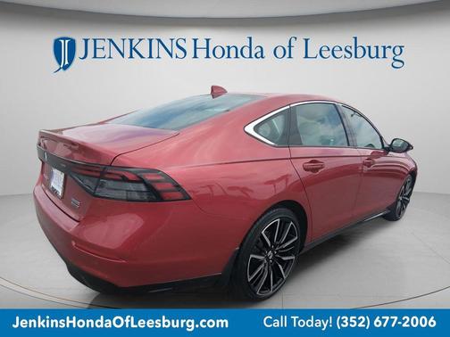 Radiant Red Metallic 2026 Honda Accord Hybrid Touring