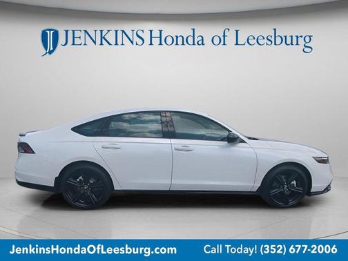 Platinum White Pearl 2026 Honda Accord Hybrid Sport-L
