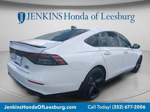 Platinum White Pearl 2026 Honda Accord Hybrid Sport-L