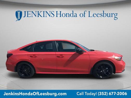 Red 2026 Honda Civic Hybrid Sport Touring