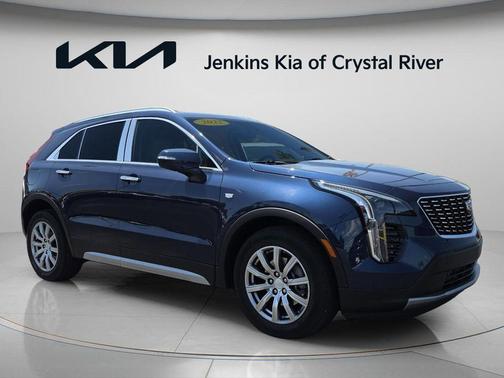 Twilight Blue Metallic 2022 Cadillac XT4 Premium Luxury