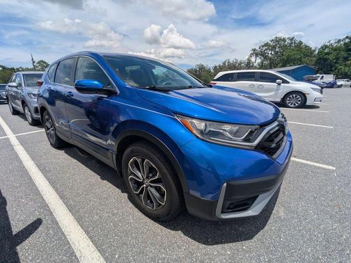 Aegean Blue 2021 Honda CR-V EX