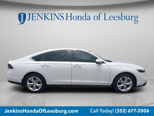 Platinum White Pearl 2025 Honda Accord LX