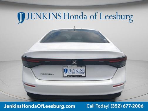 Platinum White Pearl 2025 Honda Accord LX