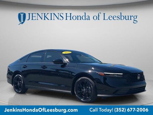 Black 2025 Honda Accord SE
