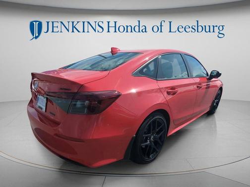 Red 2026 Honda Civic Hybrid Sport