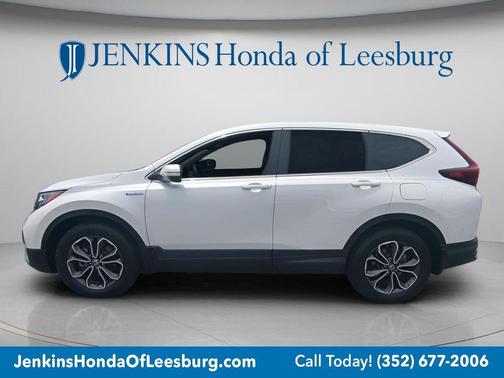 White 2021 Honda CR-V Hybrid EX-L