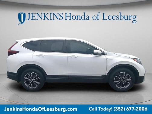 White 2021 Honda CR-V Hybrid EX-L