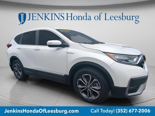 White 2021 Honda CR-V Hybrid EX-L