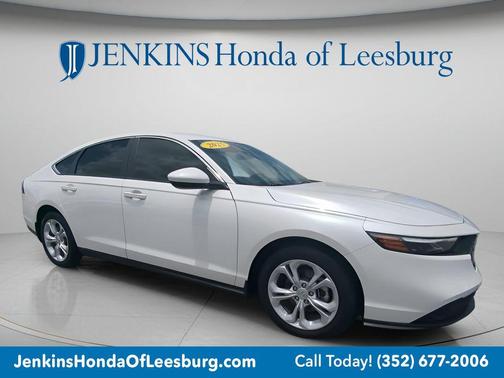 Platinum White Pearl 2025 Honda Accord LX