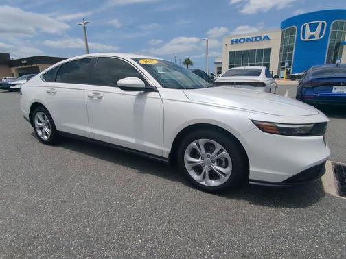 Platinum White Pearl 2025 Honda Accord LX