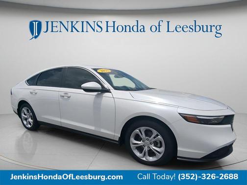 Platinum White Pearl 2025 Honda Accord LX