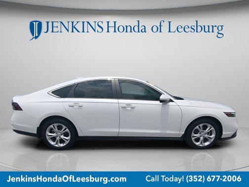 Platinum White Pearl 2025 Honda Accord LX