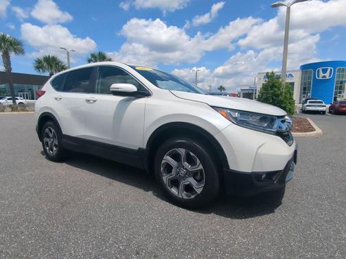 White Diamond Pearl 2017 Honda CR-V EX-L