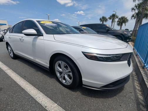 Platinum White Pearl 2025 Honda Accord LX