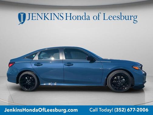 Blue 2026 Honda Civic Sport