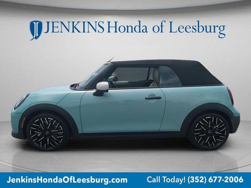 Green Metallic 2025 MINI Convertible Cooper S