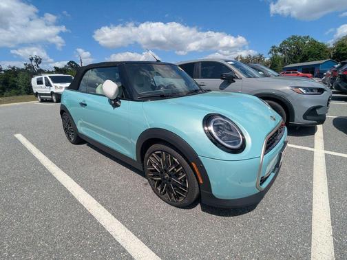 Green Metallic 2025 MINI Convertible Cooper S