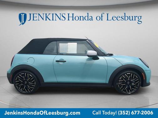 Green Metallic 2025 MINI Convertible Cooper S