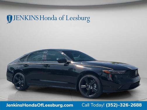 Black 2026 Honda Accord Hybrid Sport-L