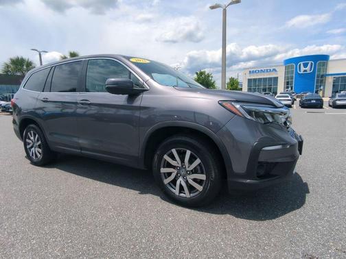 Modern Steel Metallic 2021 Honda Pilot EX-L