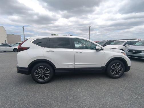 White 2021 Honda CR-V EX-L