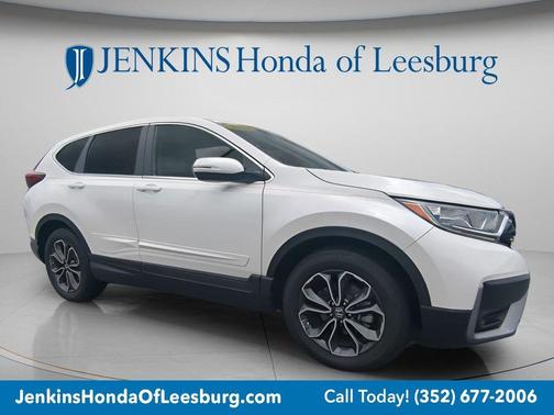 White 2021 Honda CR-V EX-L