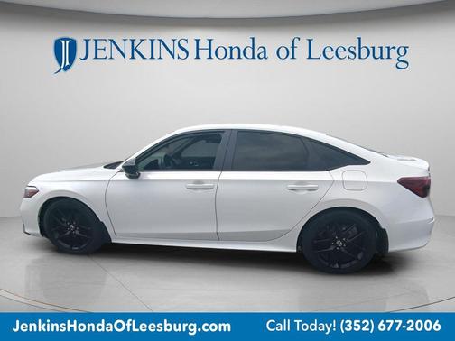 Platinum White Pearl 2025 Honda Civic Sport