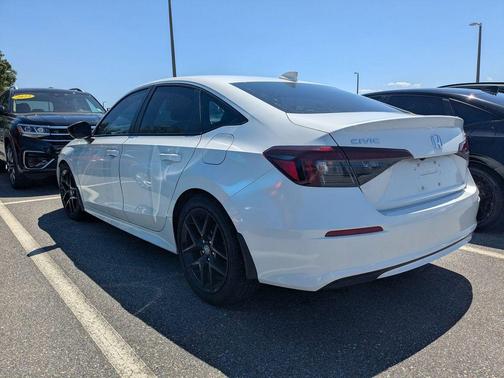 Platinum White Pearl 2025 Honda Civic Sport